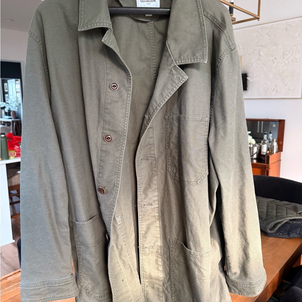 Goodfellow Men's Olive Green chore Jacket
